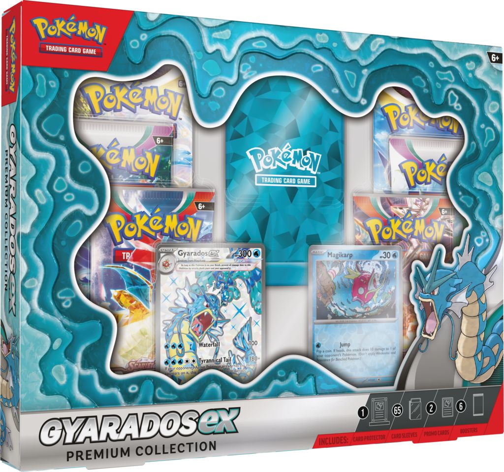 Kniha Pokémon TCG: Gyarados Ex Premium Collection 
