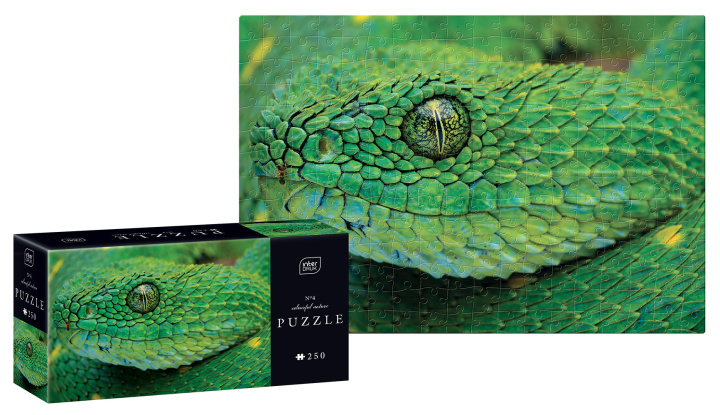 Könyv Puzzle 250 el. Colourful Nature 4 Snake. 