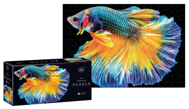 Kniha Puzzle 250 el. Colourful Nature 6 Fish. 