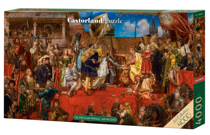 Książka Puzzle 4000 el. Hołd pruski. Jan Matejko 