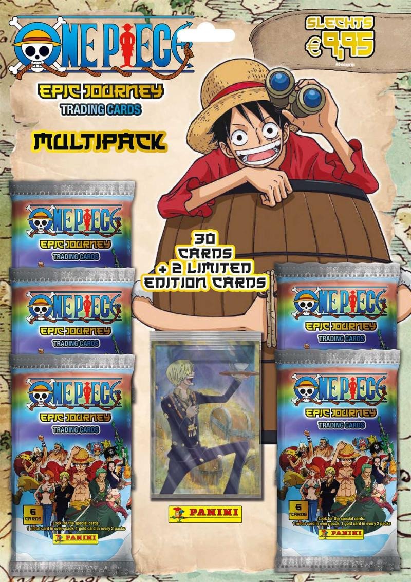 Papírenské zboží Panini One Piece karty - multipack 