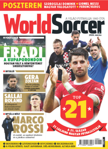 Carte World Soccer - A világ futballja 1960 óta - 2024. március 
