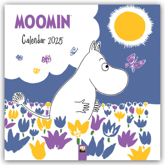 Calendário/Diário Moomin Wall Calendar 2025 (Art Calendar) 