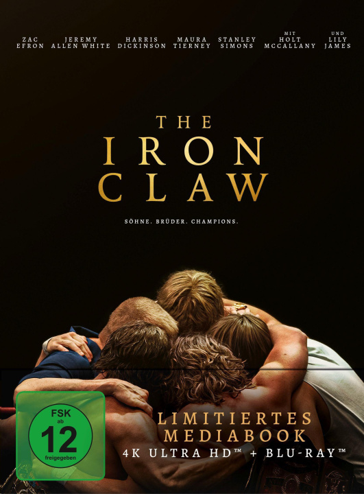 Wideo The Iron Claw, 1 4K UHD-Blu-ray + 1 Blu-ray (Mediabook) Durkins