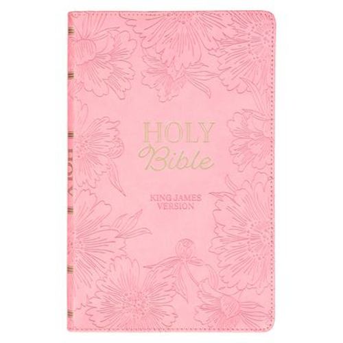 Knjiga KJV Bible Gift Edition Faux Leather, Light Pink 