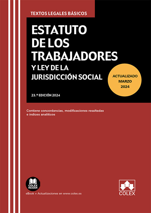 Kniha ESTATUTO DE LOS TRABAJADORES Y LEY DE JURISDICCION SOCIAL 23º ED. VVAA