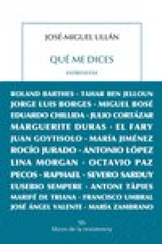 Libro QUE ME DICES ULLAN