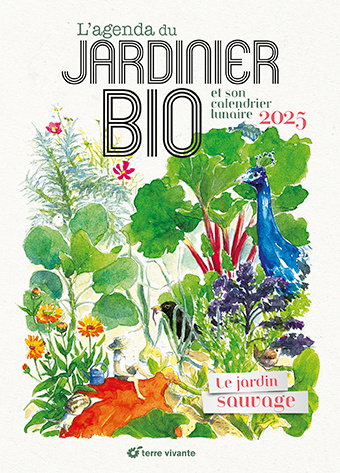 Kniha L'Agenda du jardinier bio 2025 Adriaens