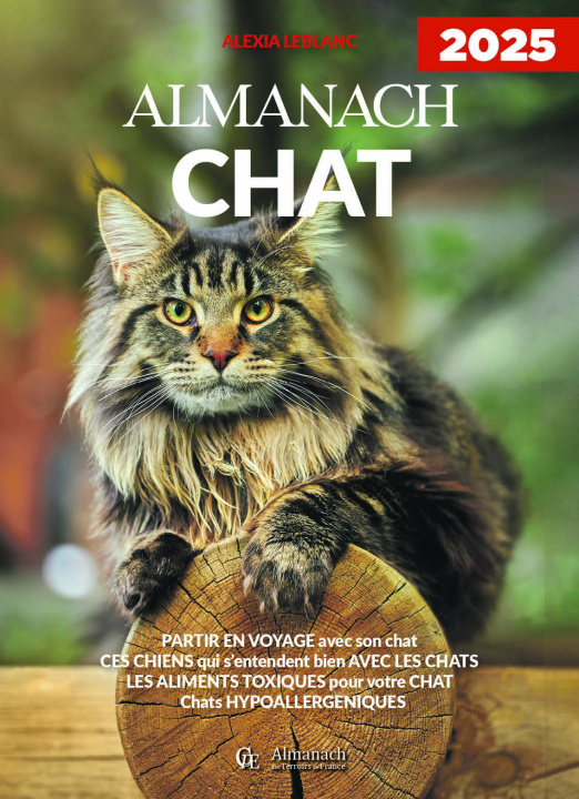 Kniha Almanach du chat 2025 Leblanc