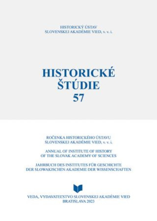 Könyv Historické štúdie 57 