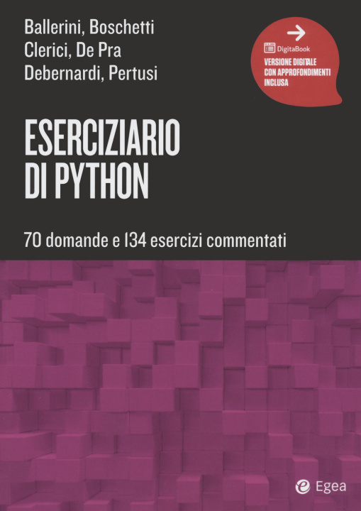 Kniha Eserciziario di Python. 70 domande e 134 esercizi commentati 