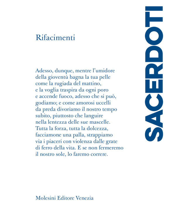 Knjiga Rifacimenti Gilberto Sacerdoti
