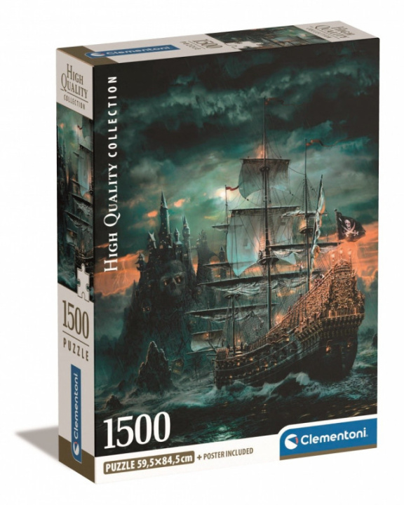 Книга Puzzle 1500 Compact The Pirates Ship 31719 