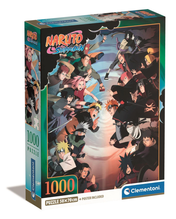 Hra/Hračka Puzzle 1000 Compact Anime Naruto Shippuden 39832 