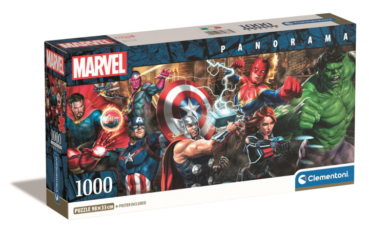 Hra/Hračka Puzzle Panorama 1000 Compact The Avengers 39877 