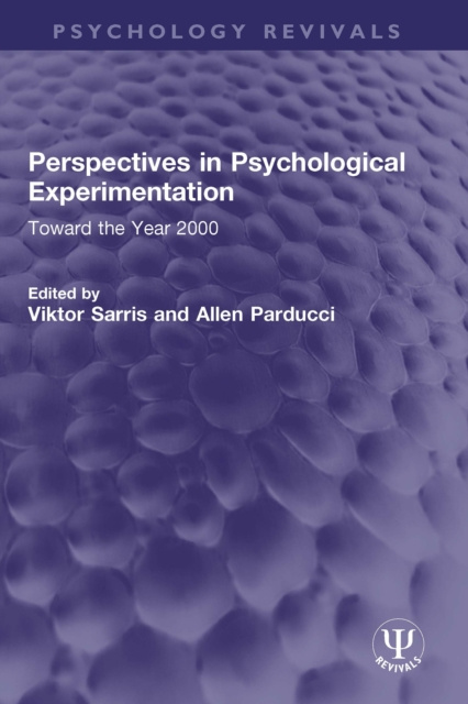 E-knjiga Perspectives in Psychological Experimentation Viktor Sarris