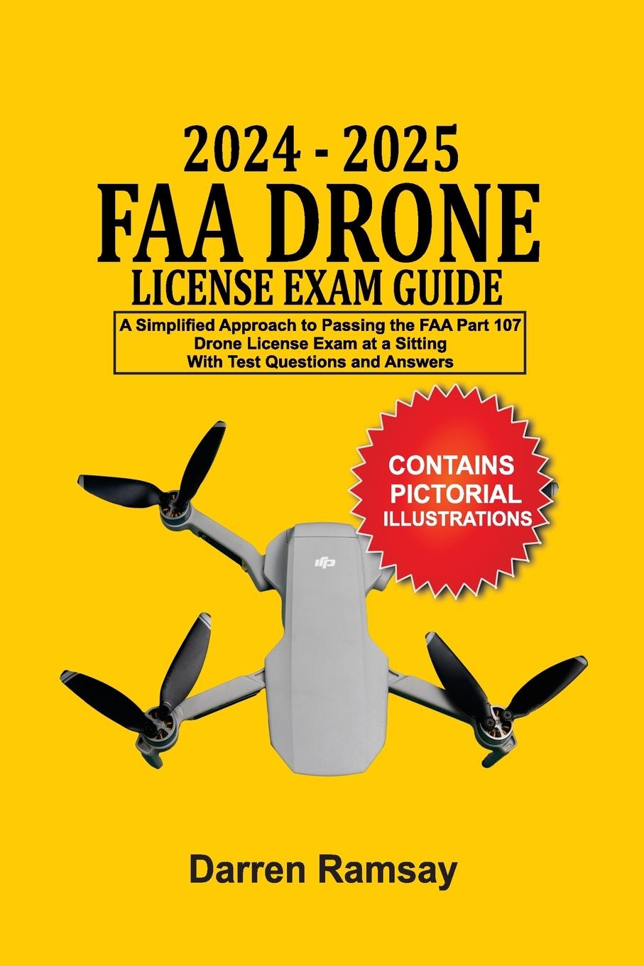 Książka 2024 - 2025 FAA Drone License Exam Guide 