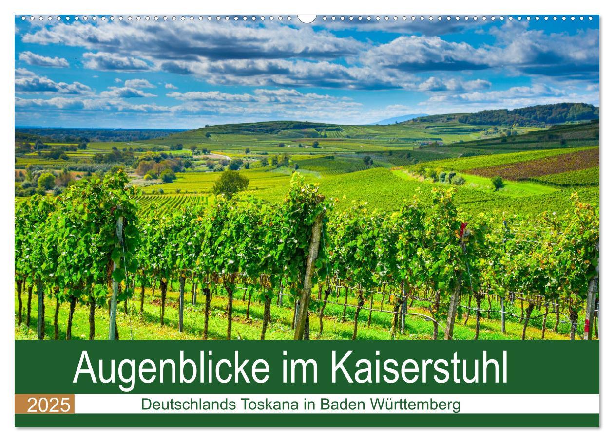 Kalendář/Diář Augenblicke im Kaiserstuhl (Wandkalender 2025 DIN A2 quer), CALVENDO Monatskalender 