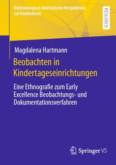 E-kniha Beobachten in Kindertageseinrichtungen Magdalena Hartmann