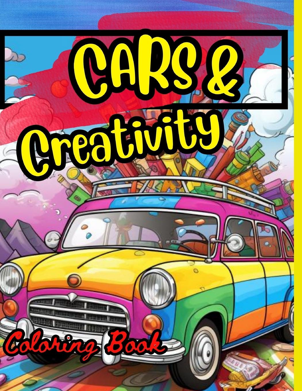 Książka Cars & Creativity Coloring Book 