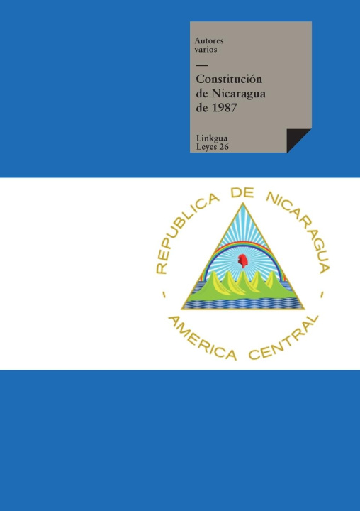 Knjiga Constitución de Nicaragua de 1987 Autores Varios
