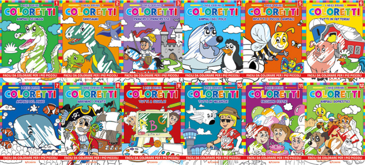 Knjiga miei primi coloretti 