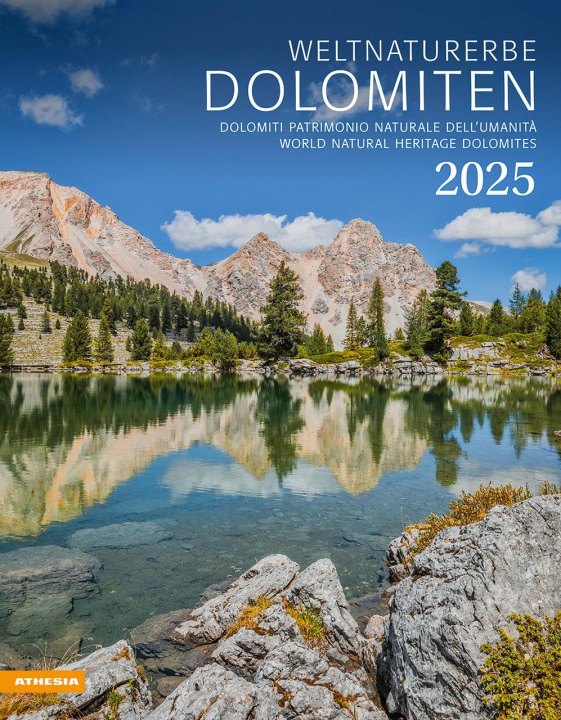 Kalendar/Rokovnik Weltnaturerbe Dolomiten Kalender 2025 