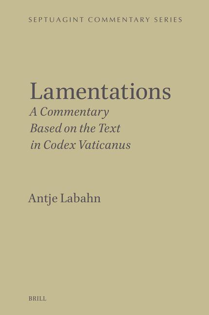Carte Lamentations 