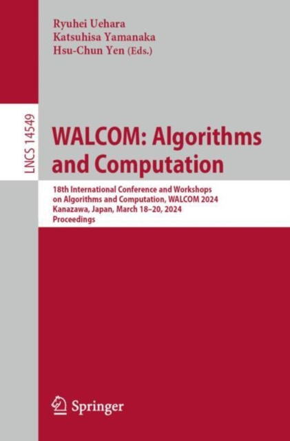 E-knjiga WALCOM: Algorithms and Computation Ryuhei Uehara