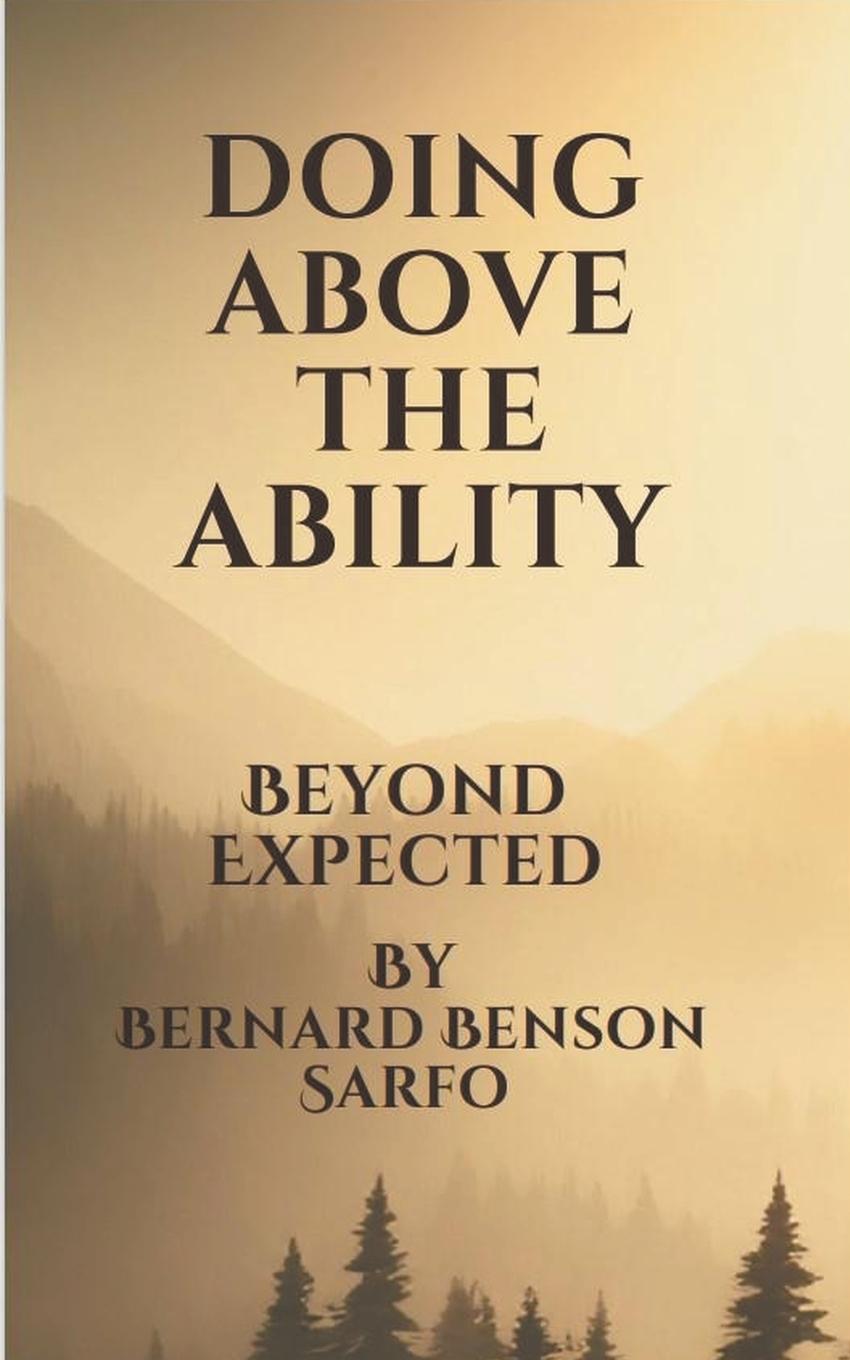 Knjiga Doing Above The Ability Bernard Benson Sarfo