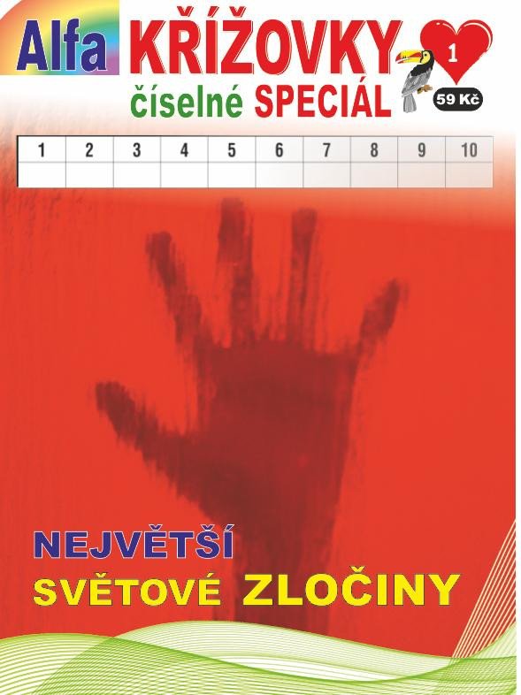 Kniha Křížovky číselné speciál 1/ 2024 - Největší světové zločiny 