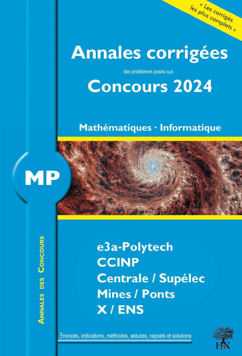 Kniha Annales des Concours 2024 – MP Mathématiques et Informatique Metzger
