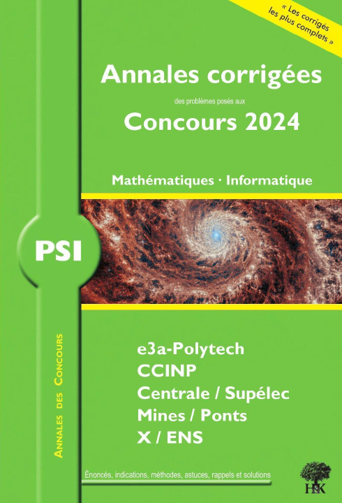 Kniha Annales des Concours 2024 – PSI Mathématiques et Informatique Metzger