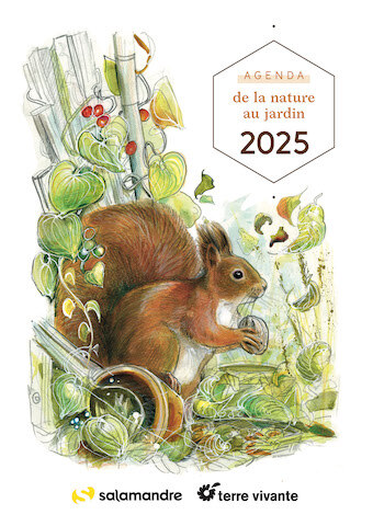 Kniha Agenda de la nature au jardin 2025 Peyrot