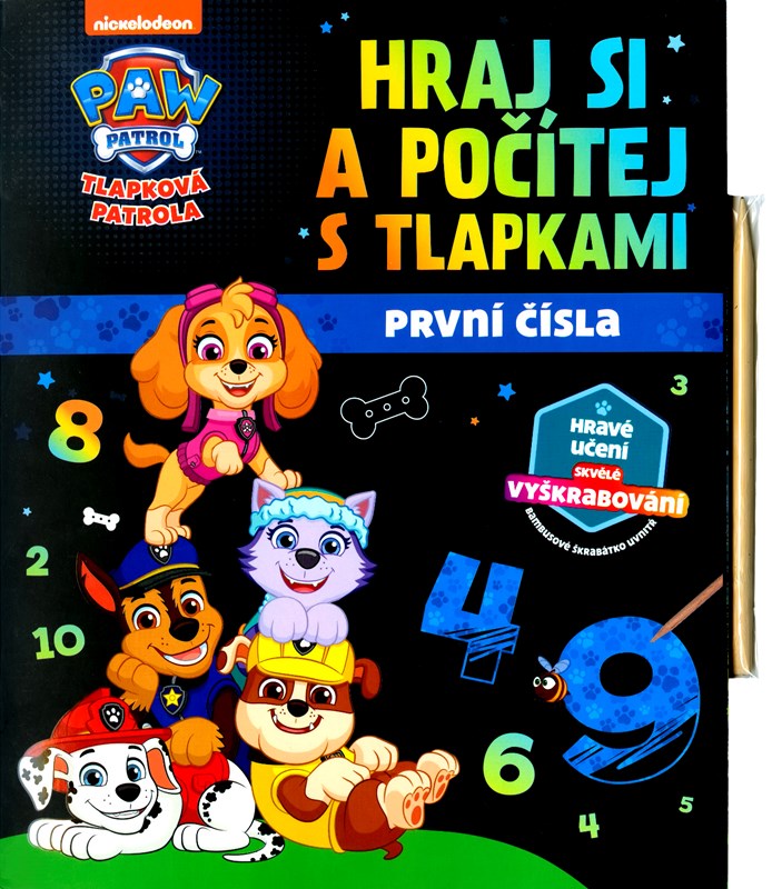 Carte Tlapková patrola - Hraj si a počítej s tlapkami 