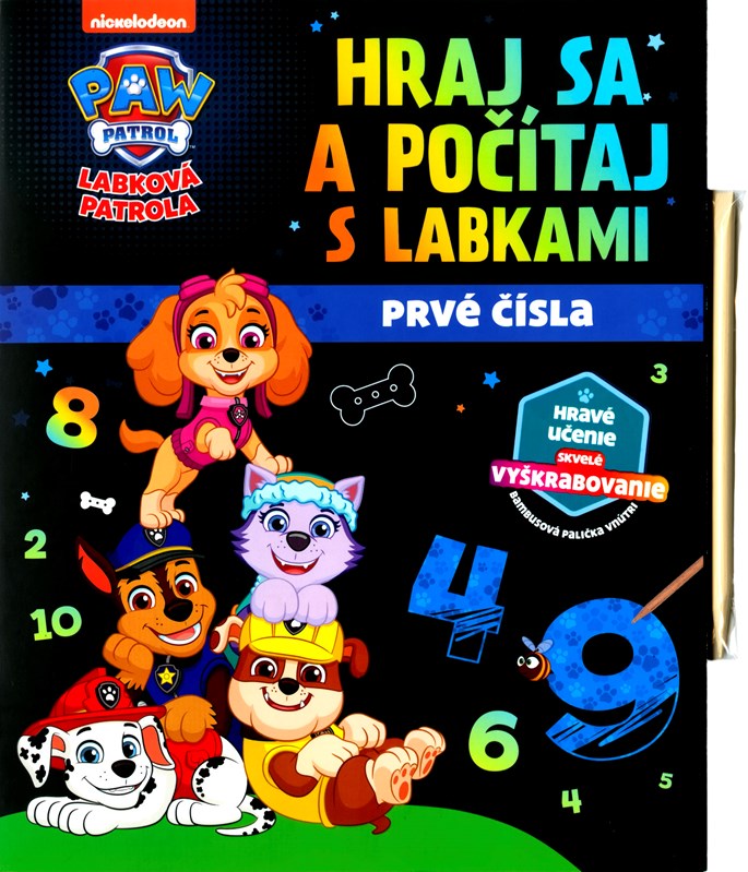 Knjiga Labková patrola - Hraj sa a počítaj s labkami 