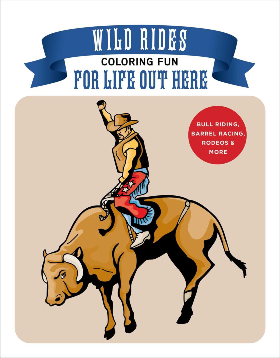 Βιβλίο WILD RIDES COLORING FUN RACEHORSE