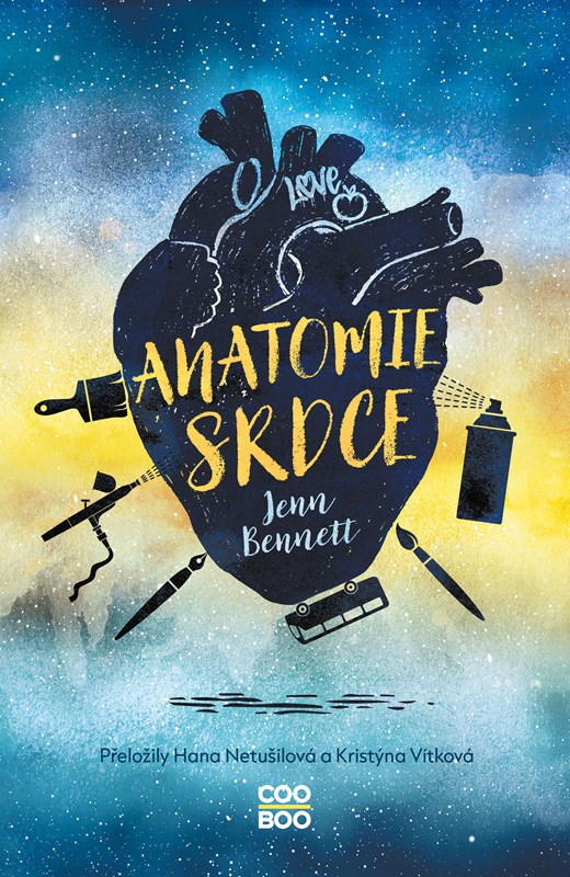 Boek Anatomie srdce Jenn Bennettová