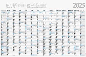 Calendar/Diary Plakatkalender (2025) 