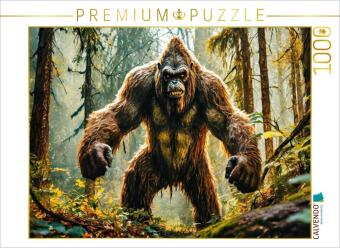 Igra/Igračka CALVENDO Puzzle Der mysteriöse Bigfoot in den Wäldern der USA | 1000 Teile Lege-Größe 64x48cm Foto-Puzzle für glückliche Stunden Calvendo