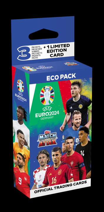 Kniha Euro 2024 Topps Cards eco pack 