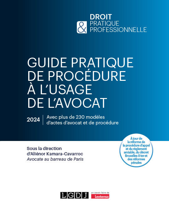 Könyv Guide pratique de procédure à l'usage de l'avocat Kamara-Cavarroc