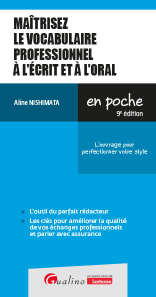 Kniha Maîtrisez le vocabulaire professionnel à l'écrit et à l'oral Nishimata