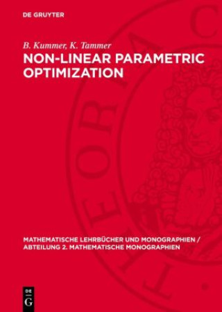 Book Non-Linear Parametric Optimization B. Bank