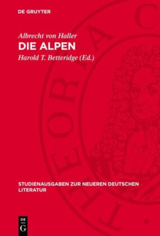 Knjiga Die Alpen Albrecht von Haller