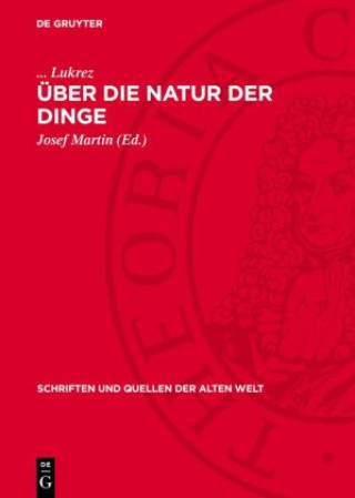 Boek Über die Natur der Dinge Lukrez
