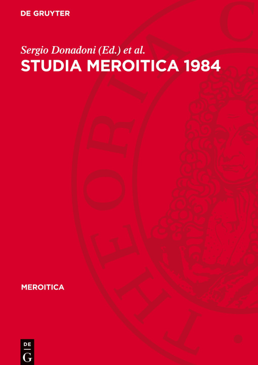 Knjiga Studia Meroitica 1984 Sergio Donadoni
