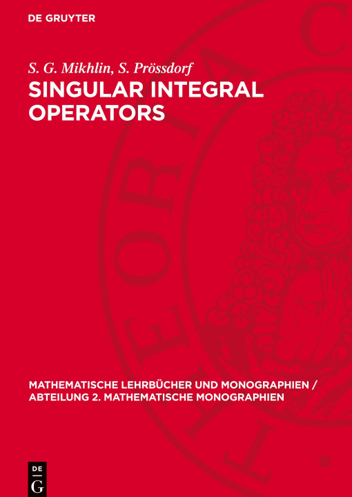 Knjiga Singular Integral Operators S. G. Mikhlin