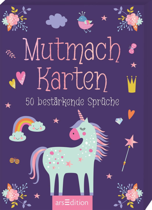 Kniha Mutmachkarten - Einhorn 