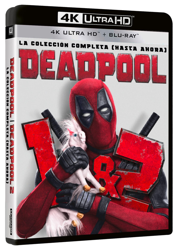 Libro DEADPOOL 1 Y 2 2 UHD Y 2 BD 